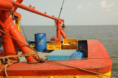 Hindistan 'da balıkçı teknesi