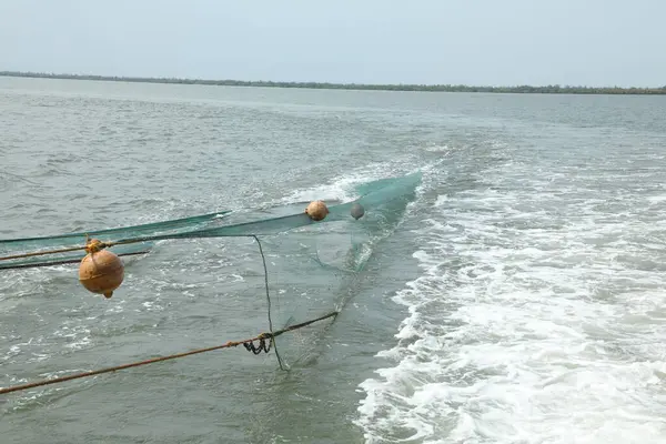 stock image Macro shot of Fishing Net closeup