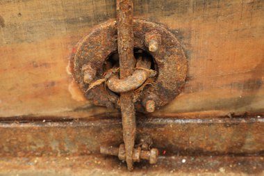 vintage Door Lock closeup