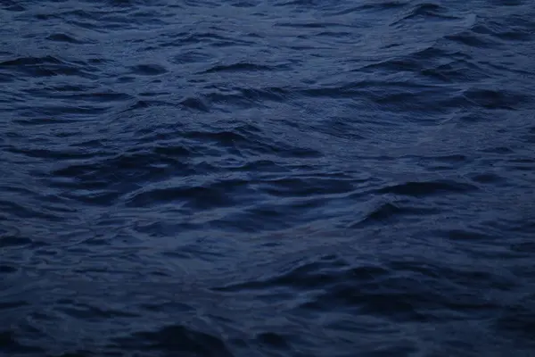 stock image Ocean Waves Sea Water Storm At Night In The Moonlight