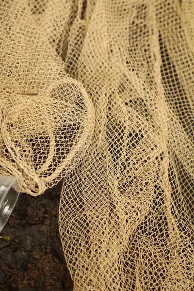 stock image Macro shot of Fishing Net closeup