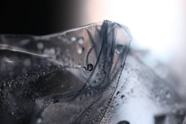 Beyaz Şeffaf İz Kağıdı 'na su damlaları