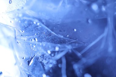 Soyut Mavi Renkli Kağıt Doku Makro Görüntüsü