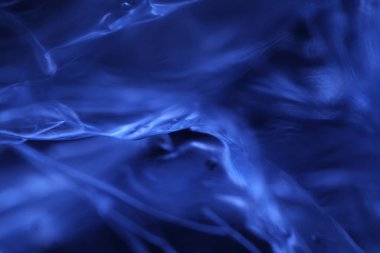 Soyut Mavi Renkli Kağıt Doku Makro Görüntüsü