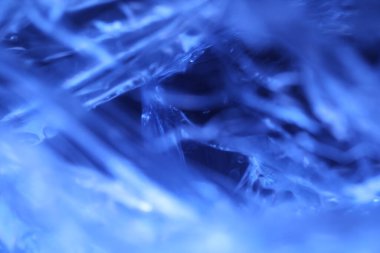 Soyut Mavi Renkli Kağıt Doku Makro Görüntüsü