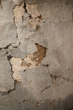 Hasarlı Kırsal Ev Çamur Duvar Dokusu