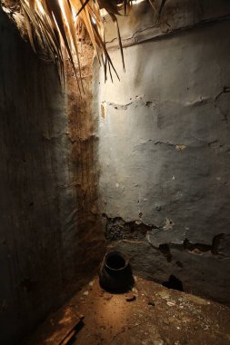 Hasarlı Kırsal Ev Çamur Duvar Dokusu