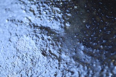 Ay ışığı Makro çekiminde kağıt üzerine yağ dokusu