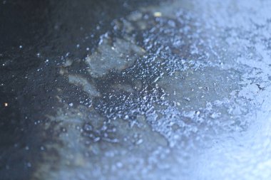 Ay ışığı Makro çekiminde kağıt üzerine yağ dokusu