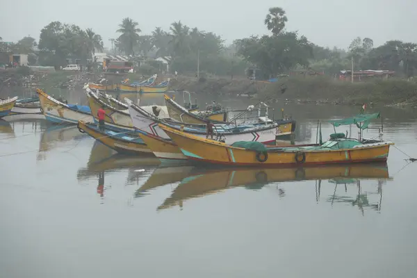 stock image Parking Boats At Beach