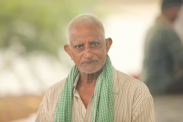 stock image Old Age Fishermen in a beach Vizag India 20th Jun 2024