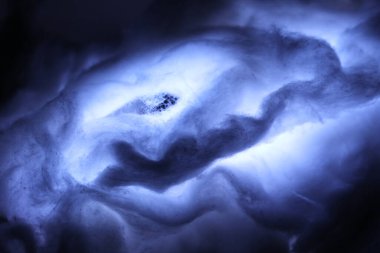 Moonlight stüdyosunda çiğ pamuk.