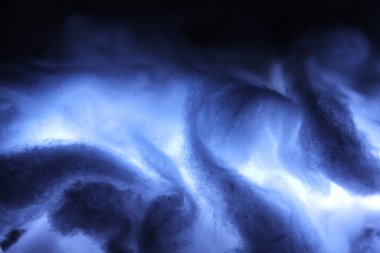 Moonlight stüdyosunda çiğ pamuk.