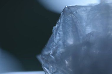 Saydam sayfa silueti Macro çekimi