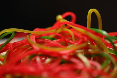 Çoklu Renkli Lastik Bantlar Dayanıklı Esneme