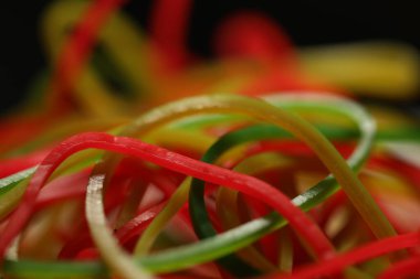 Çoklu Renkli Lastik Bantlar Dayanıklı Esneme