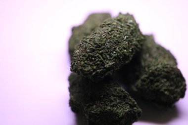 Satılık yeşil kurutulmuş kenevir tomurcukları