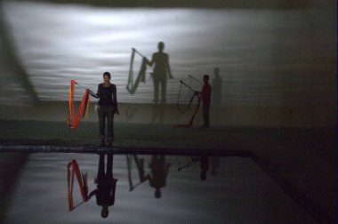 Kadın Model Eller ve Kumaş Haydarabad Hindistan 25 Ağustos 2025