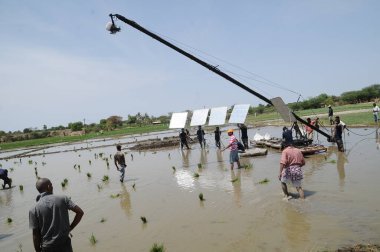 Film ekibi 20 Temmuz 2025 'te Hyderabad India' da iş yerinde.
