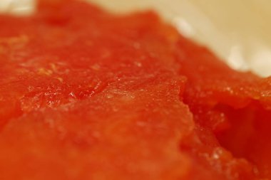 Taze Papaya Dilimleri Yığını Sulu ve Canlı Meyve Dilimleri