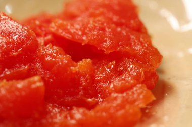 Taze Papaya Dilimleri Yığını Sulu ve Canlı Meyve Dilimleri