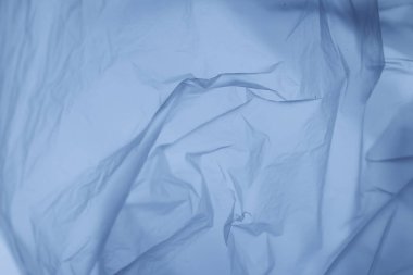 Mavi ışıkta şeffaf sayfa Makro çekim