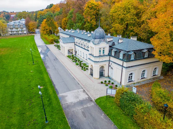 stock image Spa park in the Naleczow sanatorium