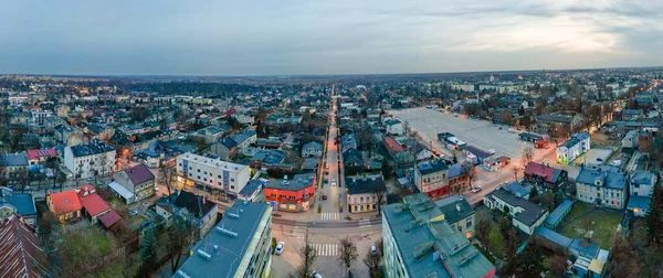 View Pabianice City Drone — стоковое фото