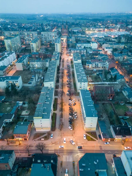 View Pabianice City Drone — стокове фото