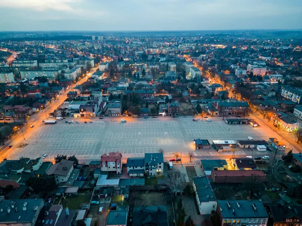 View Pabianice City Drone — стокове фото