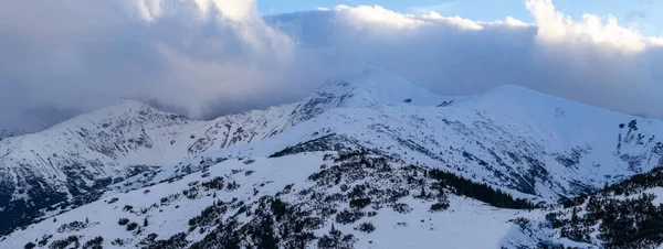 Inverno Montanhas Tatra Rakon Wolowiec Montanhas — Fotografia de Stock
