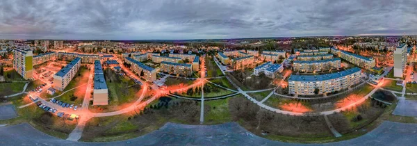 View Pabianice City Drone — Stockfoto