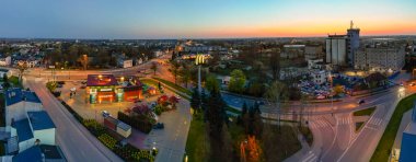 Pabianice City 'deki McDonald' s restoranı.