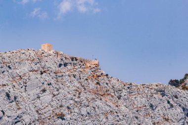 Panorama of the city of Omis - Dalmatia - Croatia