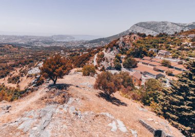 Panorama of Split from the Klis Fortress - Croatia