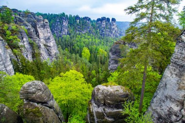 Bastei - İsviçre Saksonya - Almanya