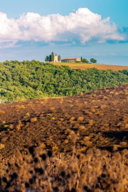 Vitaleta Şapeli (Cappella della Madonna di Vitaleta), San Quirico d 'Orcia, İtalya