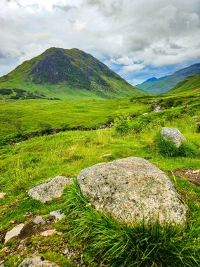 Glen Etive Yolu - Glen Coe - İskoçya