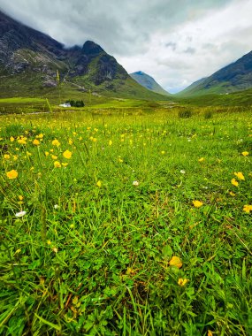 İskoçya 'daki Glen Coe Vadisi