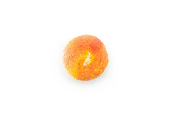 Macaron Français Orange Isolé Sur Fond Blanc Macarons Colorés Savoureux — Photo