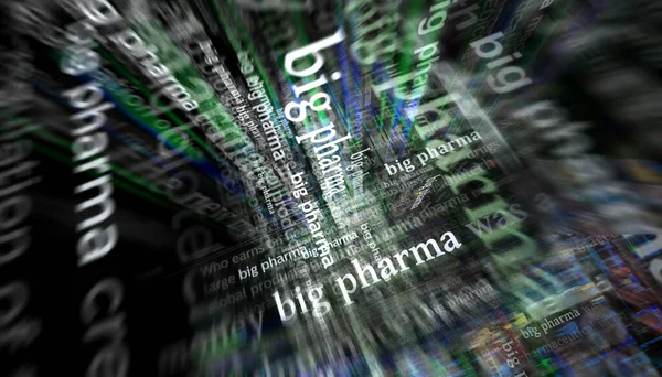Grandes Noticias Pharma Los Medios Internacionales Con Ataques Cibernéticos Seguridad — Foto de Stock
