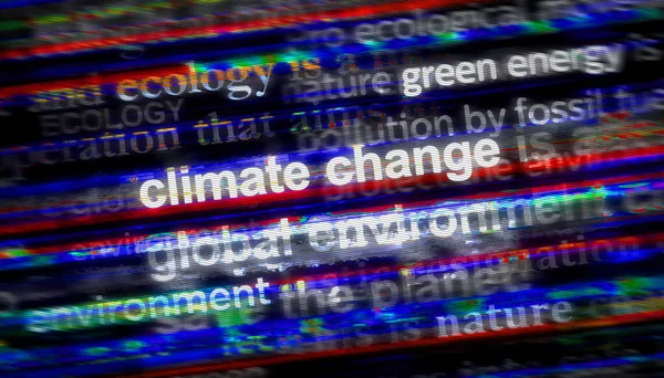 Klimaatverandering Ecologie Groene Energie Milieu Natuur Crisis Nieuws Titels Internationaal — Stockfoto