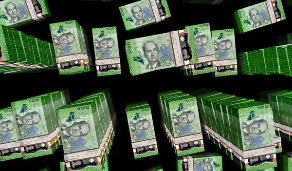 Kostaryka Pieniądze Kostaryka Colon Pieniądze Pack Ilustracji 10000 Stosów Banknotów — Zdjęcie stockowe