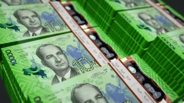 Kostaryka Pieniądze Kostaryka Colon Pieniądze Pętli Animacji Łatwa Obsłudze Koncepcja — Wideo stockowe