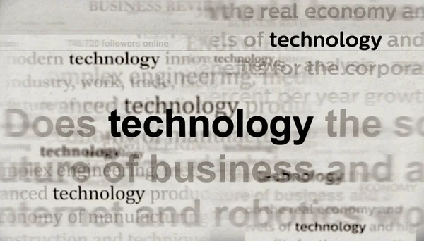 Negócios Indústria Tecnologia Inteligência Artificial Mídias Sociais Exibição Pesquisando Tablet — Fotografia de Stock