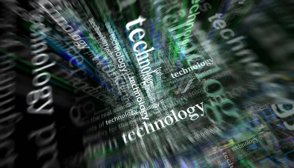Industrie Technologie Affaires Intelligence Artificielle Médias Sociaux Sur Affichage Recherche — Photo