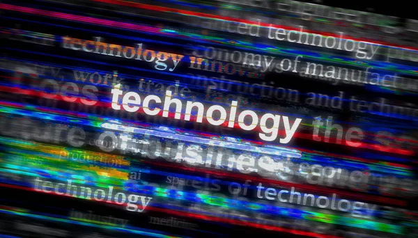 Technologie Industrie Business Kunstmatige Intelligentie Sociale Media Tentoongesteld Zoeken Tablet — Stockfoto