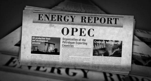 Organización Opep Los Países Exportadores Petróleo Asociación Exportación Petróleo Noticias — Foto de Stock