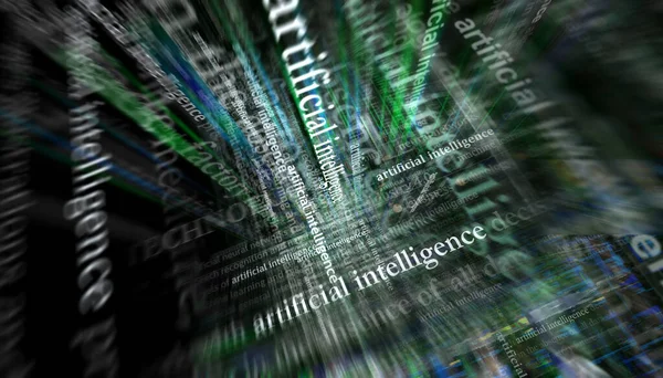 Inteligencia Artificial Máquina Aprendizaje Profundo Chat Bot Gpt Titular Noticias — Foto de Stock