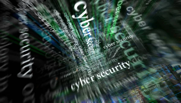 Cybersecurity Netwerkbescherming Digitaal Veiligheidsnieuws Internationale Media Abstract Concept Van Nieuws — Stockfoto